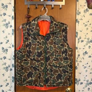 Ozark  Trails Camouflage Reversible Vest with Orange Lining